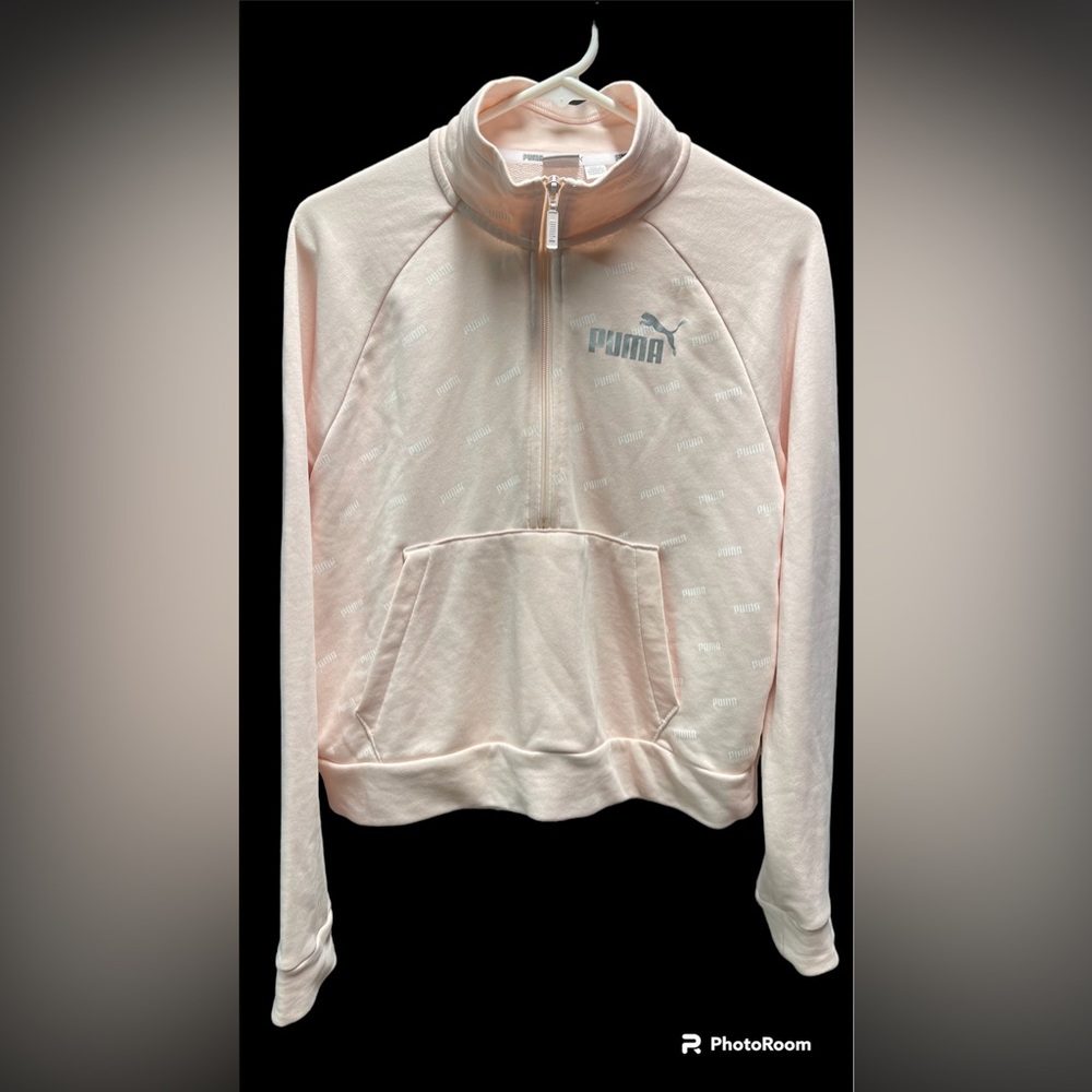 Puma Women’s Zip Up Pullover Half Zip Sweatshirt Jacket